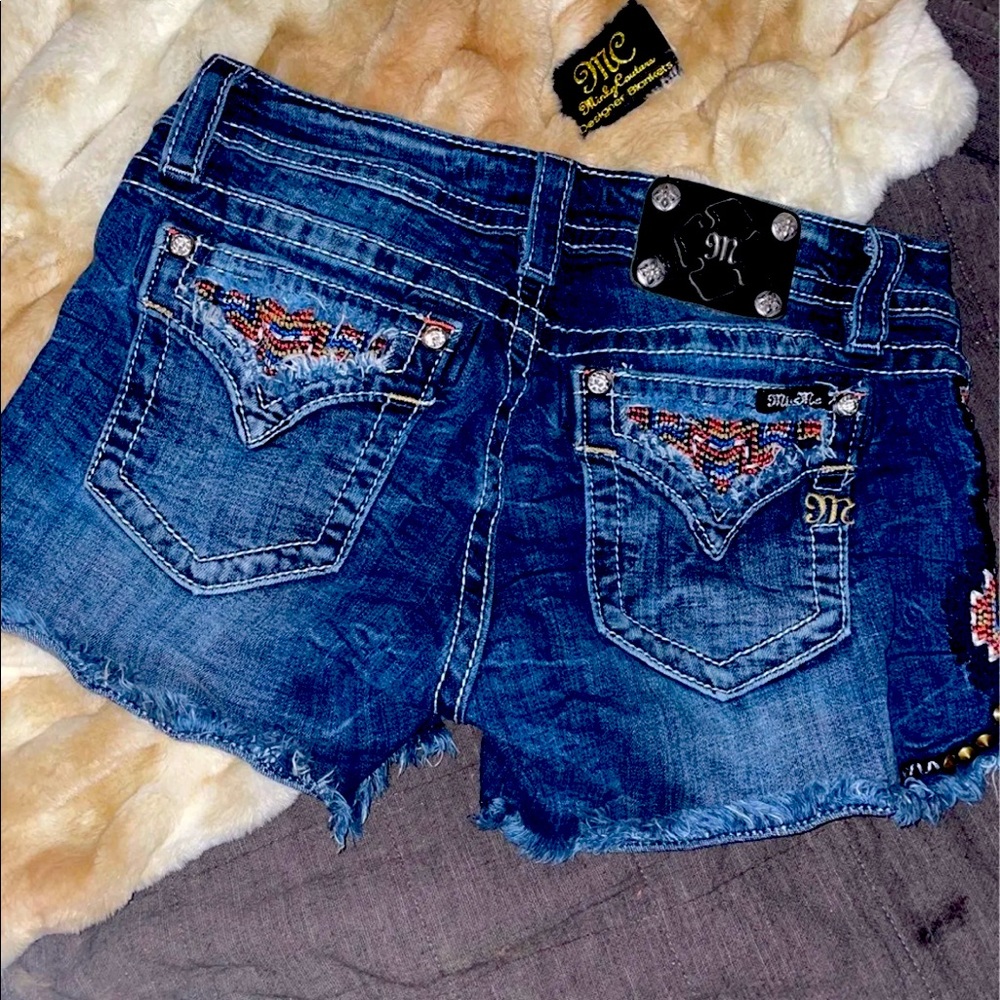 Miss Me shorts aztec